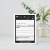 コメントカードを持っています ポストカード (スタンド正面)