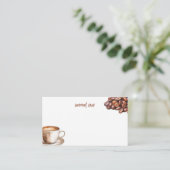 コメントカードコーヒーと会話 アドバイスカード (スタンド正面)