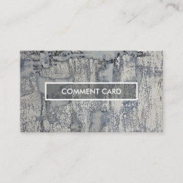 コメントカードシャキッとした質 名刺