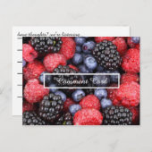 コメントカードフルーツ ポストカード (正面/裏面)