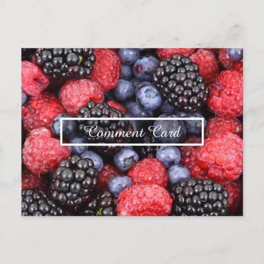 コメントカードフルーツ ポストカード (正面)