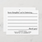 コメントカード ポストカード (正面/裏面)