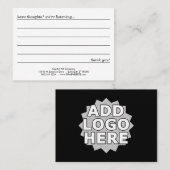 コメントカード 名刺 (正面/裏面)