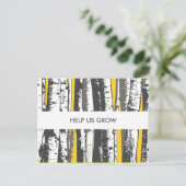 コメントカード《植物》アスペンツリー ポストカード (スタンド正面)