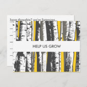 コメントカード《植物》アスペンツリー ポストカード (正面/裏面)