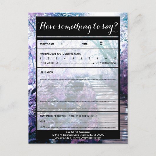 コメントカード(leapdaze 1) ポストカード (正面)