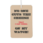 コメント付きカーエアフレッシュおもしろいナー カーエアーフレッシュナー (正面)