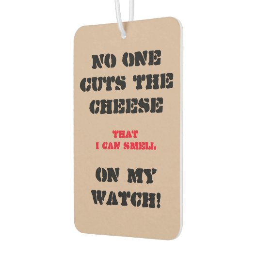 コメント付きカーエアフレッシュおもしろいナー カーエアーフレッシュナー (左)