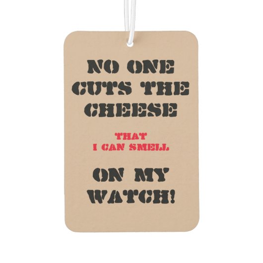 コメント付きカーエアフレッシュおもしろいナー カーエアーフレッシュナー (裏面)