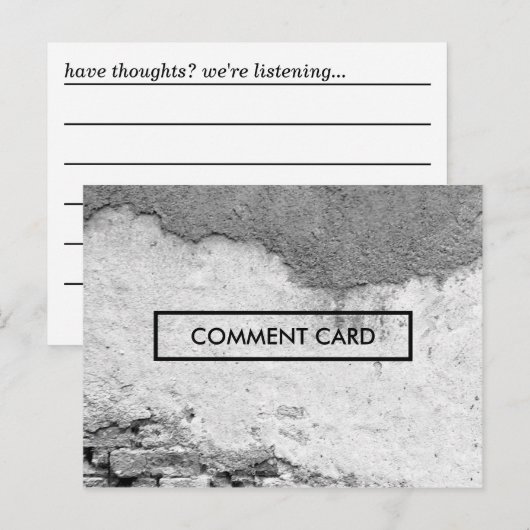 コメント カード 市壁 (正面/裏面)