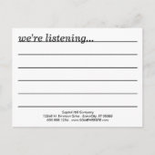 コメント？ ポストカード (正面)