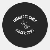 コメ最高のディ引用文ことわざグラフィックSラおもしろいイセンス ラウンドシール (正面)