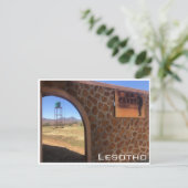 コメ洞窟 レソト ポストカード (スタンド正面)