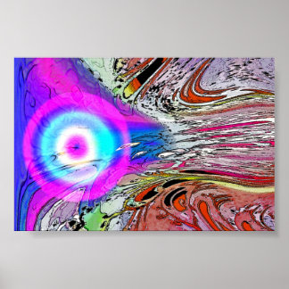 コメ白熱［赤熱］光を放つット ポスター