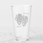 コメ素晴らしディと悲劇の劇場ジェスターマスク タンブラーグラス (裏面)