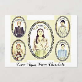 コモアグアパラチョコレートブッククラブ招待状 招待状