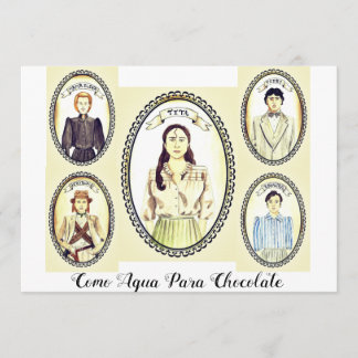 コモアグアパラチョコレートブッククラブ招待状 招待状