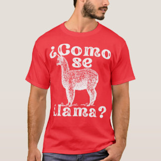 コモセラマおもしろいヴィンテージスタイルスペインの言語 Tシャツ