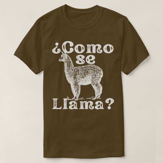 コモセラマおもしろいヴィンテージスタイルスペインの言語 Tシャツ (デザイン正面)