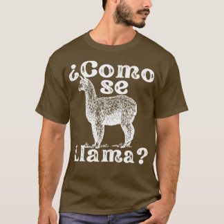 コモセラマおもしろいヴィンテージスタイルスペインの言語 Tシャツ