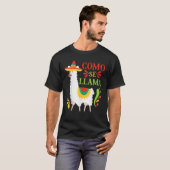 コモセラマ動物おもしろいメキシコCinco De Mayo 2 Tシャツ (正面フル)