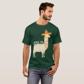 コモセラマTシャツラマおもしろいラバーギフト Tシャツ (正面フル)