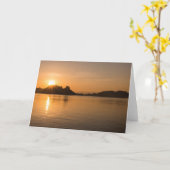 コモドアイランドアットサンセット カード (黄色い花)