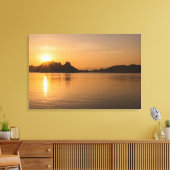コモドアイランドアットサンセット キャンバスプリント (インサイチュ (リビング))