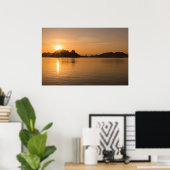 コモドアイランドアットサンセット ポスター (ホームオフィス)