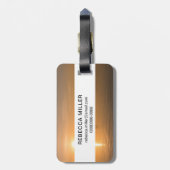 コモドアイランドアットサンセット ラゲッジタグ (裏面縦)