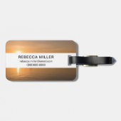 コモドアイランドアットサンセット ラゲッジタグ (裏面横)