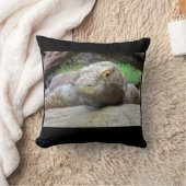 コモドオオトカゲの戯曲姿勢 クッション (ブランケット)