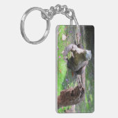 コモドオオトカゲ(0606) Keychain キーホルダー (正面左)