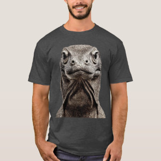 コモドドラゴンの頭 Tシャツ