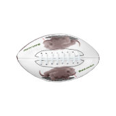 コモドドラゴンイラストレーション アメリカンフットボール (正面)