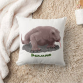 コモドドラゴンイラストレーション クッション (ブランケット)