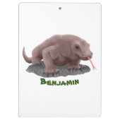 コモドドラゴンイラストレーション クリップボード (裏面)