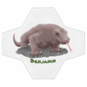 コモドドラゴンイラストレーション サッカーボール (フラット)