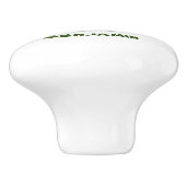 コモドドラゴンイラストレーション セラミックノブ (側面)