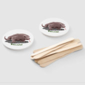 コモドドラゴンイラストレーション ハンドファン (組立なし)