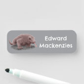 コモドドラゴンイラストレーション パーソナライズされた 名札 (インサイチュ)