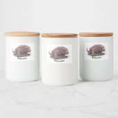 コモドドラゴンイラストレーション フードラベル (ボトル)