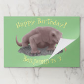 コモドドラゴンイラストレーション ペーパーパッド (折り畳み)