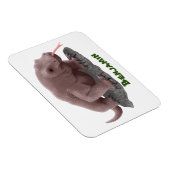 コモドドラゴンイラストレーション マグネット (右側)