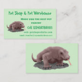 コモドドラゴンイラストレーション 名刺 (正面/裏面)