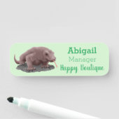 コモドドラゴンイラストレーション 名札 (インサイチュ)