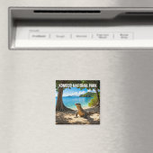 コモドドラゴンインドネシア国立公園 マグネット (インサイチュ (食洗機))