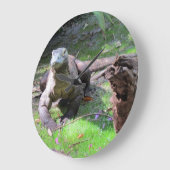 コモドドラゴンクロック ラージ壁時計 (傾斜)