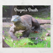 コモドドラゴン：ドラゴンのブレスワイン/ビールラベル ビールラベル (シングルラベル)