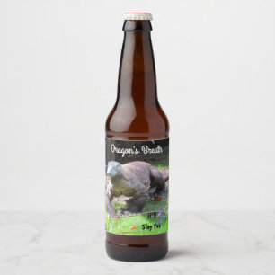 コモドドラゴン:ドラゴンのブレスワイン/ビールラベル ビールラベル